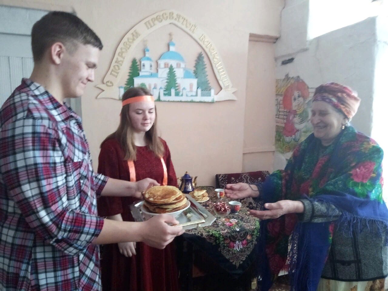 Народные праздники: Масленица.